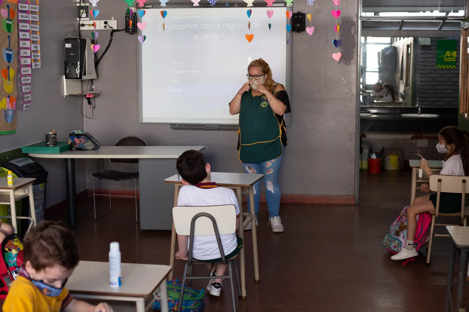 ¡Sala de 5 y Primer Grado volvieron a la escuela!